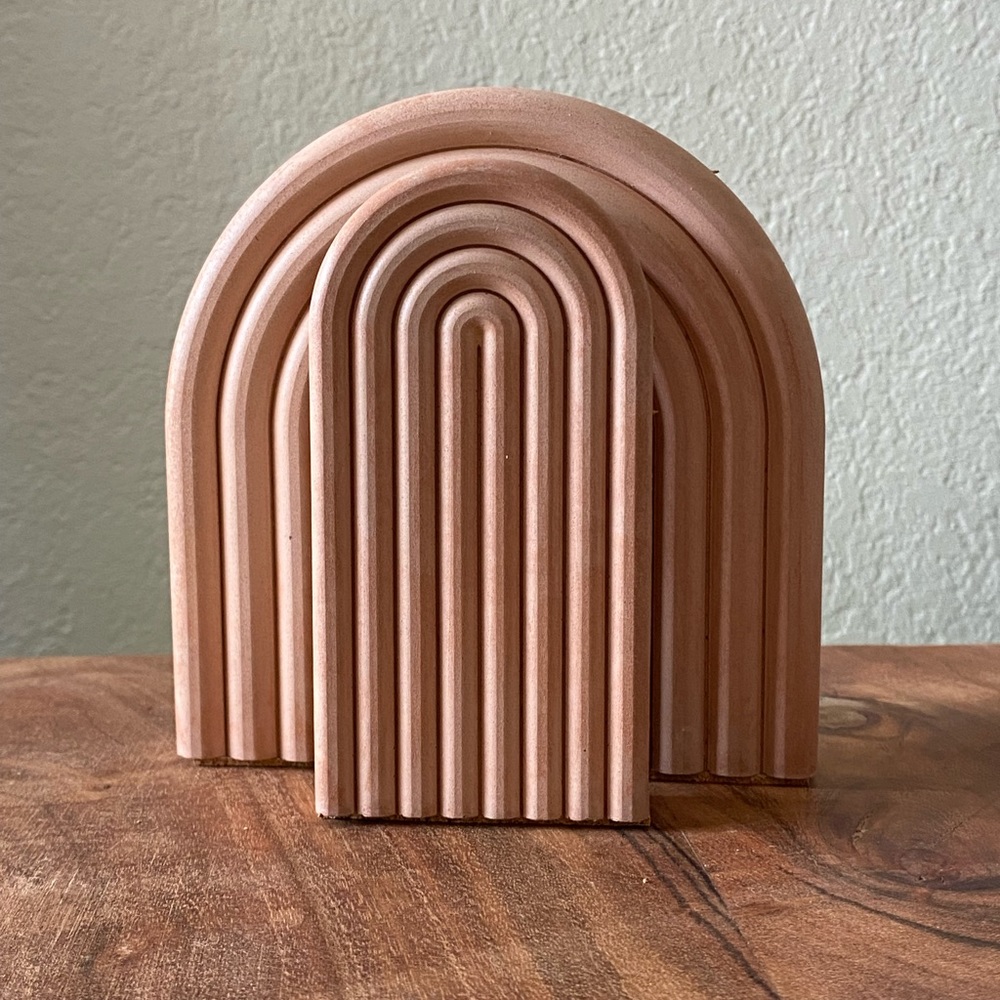 Rainbow Bookends - blush